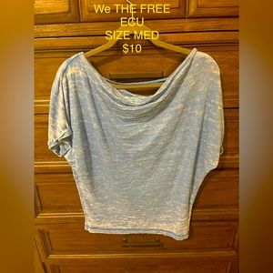 We The Free distressed top